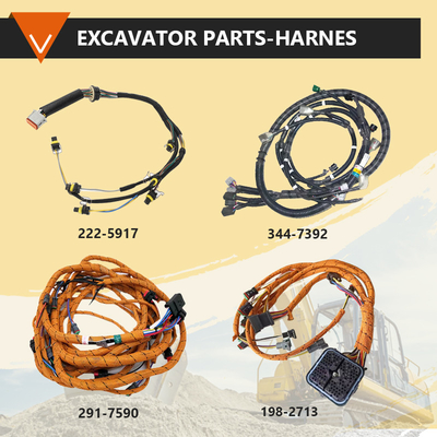 186-4605 1864605 Excavator Parts E320C Cab EXternal Wiring Harness Assemble