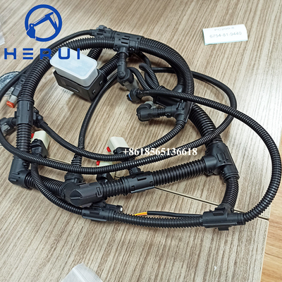PC200-8 PC220-8 6D107 Engine Wiring Harness For Komatsu Excavator 6754-81-9440