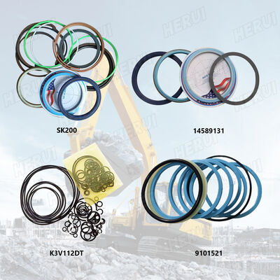 For Komatsu Excavator Chain Adjust Cylinder Seal KIts PC200-1 PC200-2 PC200-3 PC200-5 PC200-6 PC200-7 PC200-8 Track Adjuster