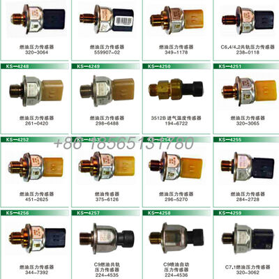 EC210 EC240 EC290 EC330 EC360 EC460 Common Rail Fuel Pressure Sensor 0281002937 20973777 VOE20973777 for  Excavator