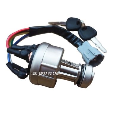 High Quality Ignition Switch 2 Keys 4TVN94 for Yanmar Hyundai Excavator R55-7 R60-7 Excavator Engine  Parts